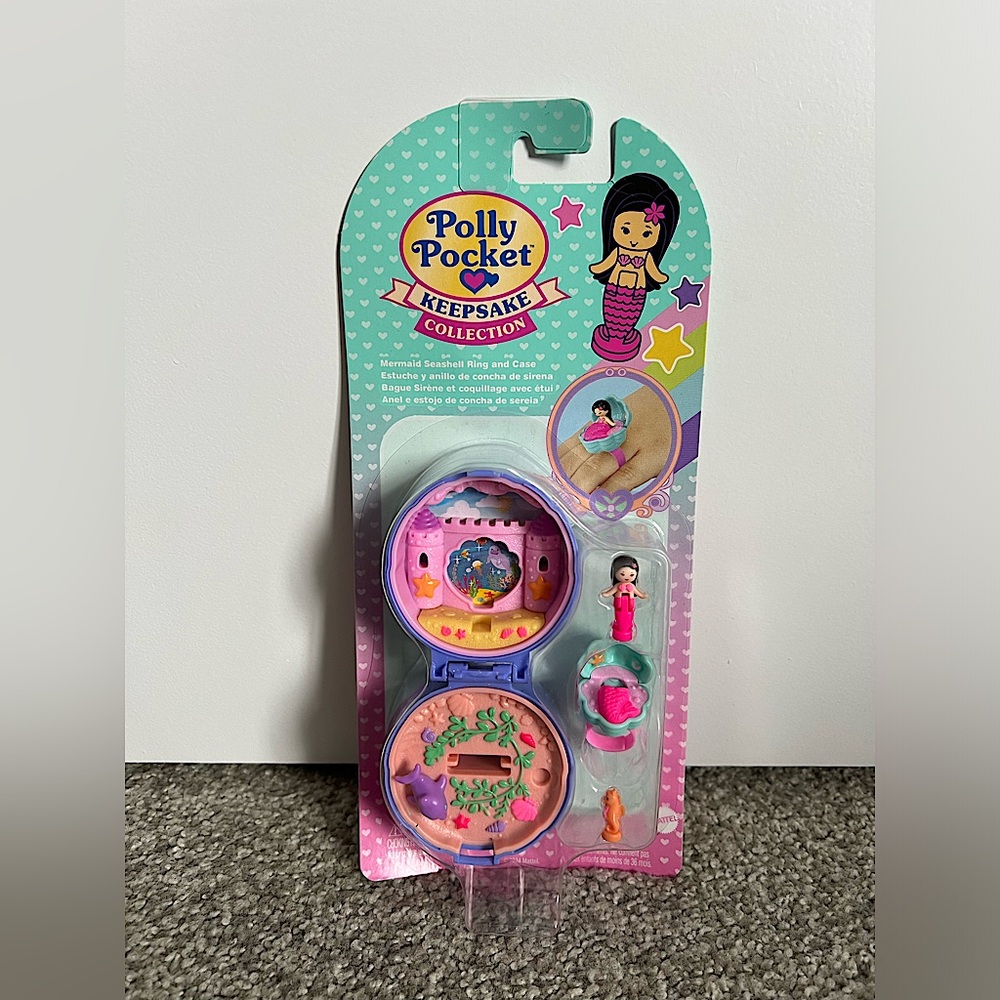 Polly Pocket Keepsake Collection Mermaid Ring